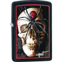 Зажигалка Zippo Mazzi Skull & Spider 28627