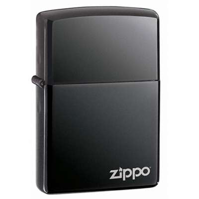 Зажигалка Zippo BLACK ICE w/ZIPPO LOGO 150 ZL