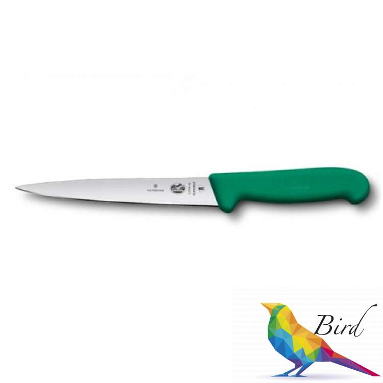 Фото Кухонный нож Victorinox Fibrox филейный лезвие 18см 5.3704.18 | Интернет магазин Bird.in.ua