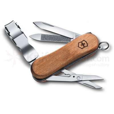 Складной нож-брелок Victorinox NailClip Wood 580 0.6461.63