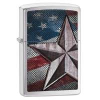 Зажигалка Zippo Retro Star 28653