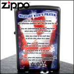 Фото Зажигалка Zippo Military Wifes Prayer 28315 | Интернет магазин Bird.in.ua