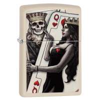 Зажигалка Zippo Skull King Queen Beauty 29393