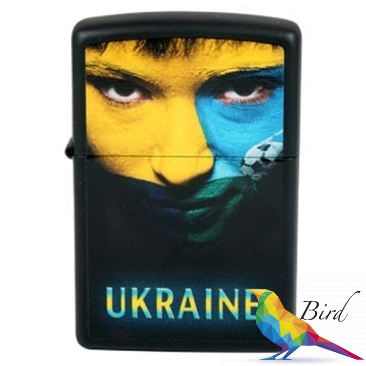 Фото Зажигалка Zippo UKRAINE SOCCER FACE 218US | Интернет магазин Bird.in.ua