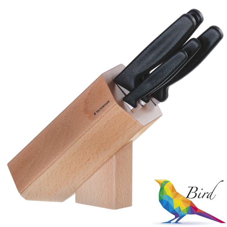 Фото Набор кухонный Victorinox 5шт с подставкой 5.1183.51 | Интернет магазин Bird.in.ua