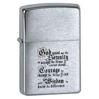 Зажигалка Zippo с гравировкой молитвой 200.114