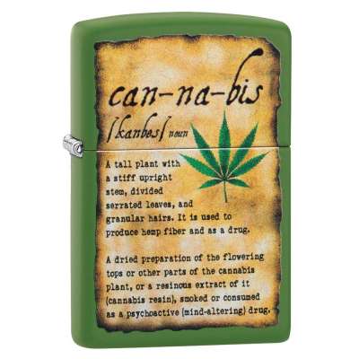 Зажигалка  Zippo Cannabis Design 49119