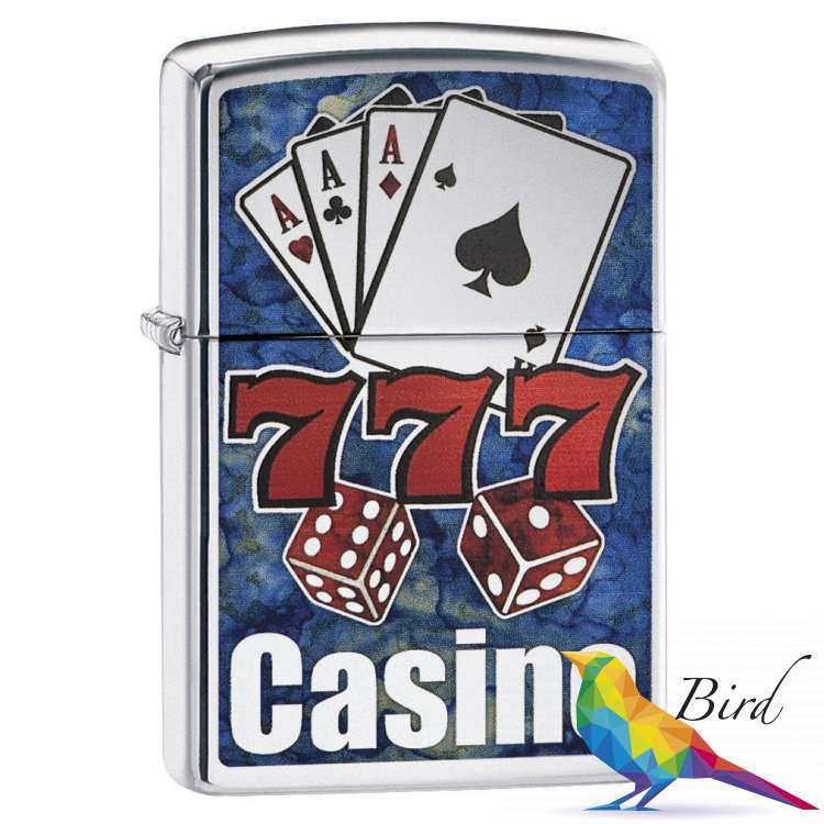 Фото Зажигалка Zippo Fusion Casino 29633 | Интернет магазин Bird.in.ua