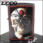 Фото Зажигалка Zippo Mazzi Skull & Spider 28627 | Интернет магазин Bird.in.ua
