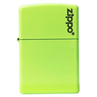 Зажигалка Zippo Neon Yellow Lighter logo 28887ZL
