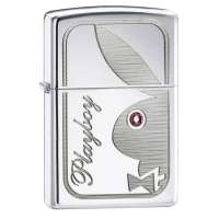 Зажигалка Zippo PLAYBOY BUNNY W/PINK SWAROVSKI 24789