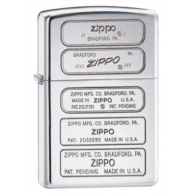 Зажигалка Zippo Bottom Stamps 28381